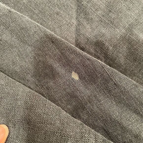 Sundance Skirt Womens 10 Linen Maxi Washed Black Gorpcore Prairie Boho FLAWED - Picture 4 of 11